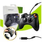 Controle Com Fio compatível Xbox 360 Slim / Fat E Pc Joystick Top