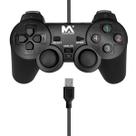 Controle Compatível Com Usb Joystick Analógico Pc E Notebook Cor Preto