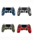 Controle Compatível de Ps4 Sem Fio Camuflado Joystick Para Jogos Video Game Pc