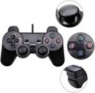 Controle Compativel PS 2 Computador Notebook Com Fio Cabo 1,20m Usb 2.0 Manete PC Analógico Vibratório Joystick Controlador de Jogo Video Game