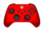 Controle Crazy Controllerz Xbox Series X S Toque Suave Vermelho Controle Crazy Controllerz Xbox Series X S Toque Suave Vermelho