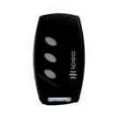 Controle de Portão Ipec Tx Deco 03 botões 433,92mhz Preto