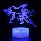 Controle de toque colorido 3D Lamp Legends Creative Visual LED