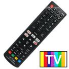 Controle de TV Compátivel Para Marcas Com Teclas Interativas Alta Qualidade LE7384