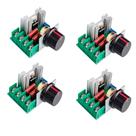Controle de Velocidade Dimer 1000w 16a / 20a controlador Potência Dimmer 4 Unid
