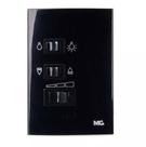 Controle de ventilador Embutir 4x2 3 velocidades 200W 220V