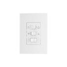 Controle De Ventilador Margirius Sleek 3 Velocidades Com Placa 4x2 Branco 220v
