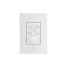 Controle de Ventilador MarGirius Sleek com Dimmer com Placa 4x2 Branco Bivolt