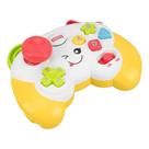 Controle De Vídeo Game Musical Para Bebe Pimpolho Amarelo e Branco