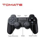 Controle Gamer Sem Fio 2 Controles e Receptor MAY-004 Tomate