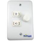 Controle Para Ventilador De Teto Com Chave Liga E Desliga Para Lâmpada Bivolt - 80340 - Multicraft