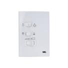 Controle para Ventilador de Teto MarGirius Sleek 4x2 3 Velocidades com Capacitor 200W Branco