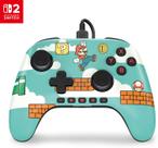Controle PowerA Switch 2 Mario Time Com Fio USB 3m Licenciado Nintendo Headset P2