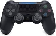 Controle PS 4 joystick sem fio Play 4 DoubleShock 4 Preto