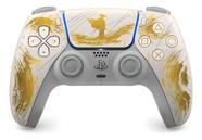 Controle PS 5 Edição Especial Ghost Of Yotei Ouro Original Lacrado Envio Imediato