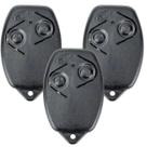 Controle Remoto 433 MHZ Preto Rossi Hcs Saw 3 Unidades