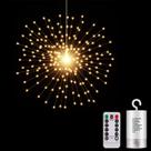 Controle remoto com bateria LED Starburst Sphere Lights SHUKAN 200