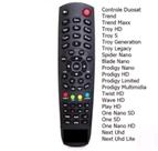 Controle remoto com capa de proteção
