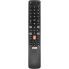 Controle Remoto Compatível com TV LED TCL L32S4900S Preto com Netflix e Globoplay