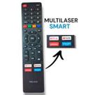Controle Remoto Compativel Multilaser Tv Smart Led Tl011 Tl012 FBG-9147