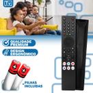 Controle Remoto Compatível TCL com Google Assistente Atalhos Netflix Prime Video YouTube Disney Preto