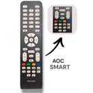 Controle Remoto Compativel Tv AOC Smart Led LE32S5970 LE43S5970 LE49S5970 LE50S5970 FBG-8050
