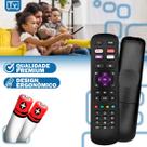 Controle Remoto Compatível TV Semp Roku RC720 Botões Netflix Globoplay HBO