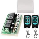 Controle remoto de interruptor de relé sem fio 12V 4 canais 433Mhz