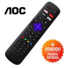 Controle Remoto de Substituição Compatível Smart Tv Led AOC Roku Leve Resistente e Prático