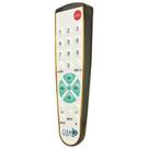 Controle remoto de TV CLEAN REMOTE CR3BCB à prova de derramamento preto/branco Controle remoto de TV CLEAN REMOTE CR3BCB à prova de derramamento preto/branco