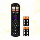 Controle Remoto e 4 Pilhas para TV Televisão com Sistema Roku TCL Philco Controle Remoto e 4 Pilhas para TV Televisão com Sistema Roku TCL Philco