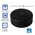 Controle Remoto Inteligente Universal Infravermelho 360 Com Alexa E Google Assistant Para TV E Ar Condicionado Smart