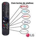 Controle Remoto Magic Lg An-Mr22 An-Mr22ga Netflix Prime Video Disney+ Globoplay EBX64334909 AKB76040003 AKB76039903