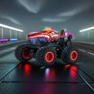 Controle Remoto Monster Truck Gohero Shark 1:20 com Luzes