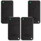 Controle Remoto Ntx Rc 433 MHZ Preto Rossi 4 Unidades