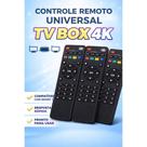 Controle Remoto Para TV Box 4K Universal Smart Com Botões Inteligentes Aparelho Completo Compatível