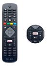 Controle Remoto para TV Philips Smart 4K LCD LED Função Netflix