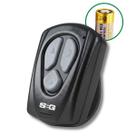 Controle Remoto Portão Eletrônico Seg 433 Mhz Preto 3 Botões Preto