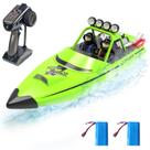 Controle remoto RC Boat Hitish de 2,4 GHz com luz LED para crianças/adultos