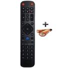 Controle Remoto Receptor Hd Tecla Now + 2 Pilhas Palito
