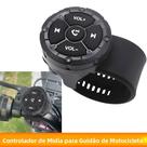 Controle Remoto Sem Fio Para Moto E Carro Com 5 Botões Para Capacete, Fone De Ouvido, Guidão E Mídia