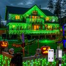 Controle remoto String Lights JMEXSUSS de 38,8 pés Green Icicle