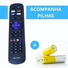 Controle Remoto TV Compatível Semp TCL Philco Roku SMART FBG 9185