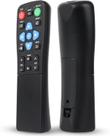 Controle remoto universal de botão grande XGBFH para idosos com 2 dispositivos