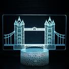 Controle remoto USB Touch Night Light 3D Castle Architecture