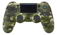 Controle Sem Fio Bluetooth Compatível Console 4 e PC Gamepad Analógico Duplo Alta Precisão