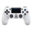 Controle Sem Fio Compatível Com Play4 Ps4 Playstation 4 / slim / pro / pc E Smart Tvs Samsung Branco