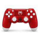 Controle Sem Fio Compatível Com Play4 Ps4 Playstation 4 / slim / pro / pc E Smart Tvs Samsung Personalizado COR:VERMELHO