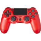 Controle Sem Fio Compatível Com Play4 Ps4 Playstation 4 / slim / pro / pc E Smart Tvs Samsung Vermel