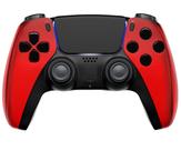Controle Sem Fio MODDEDZONE PS5 Design Cromado Vermelho Controle Sem Fio MODDEDZONE PS5 Design Cromado Vermelho